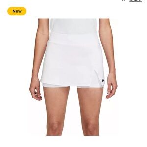 White Nike tennis skirt court medium
